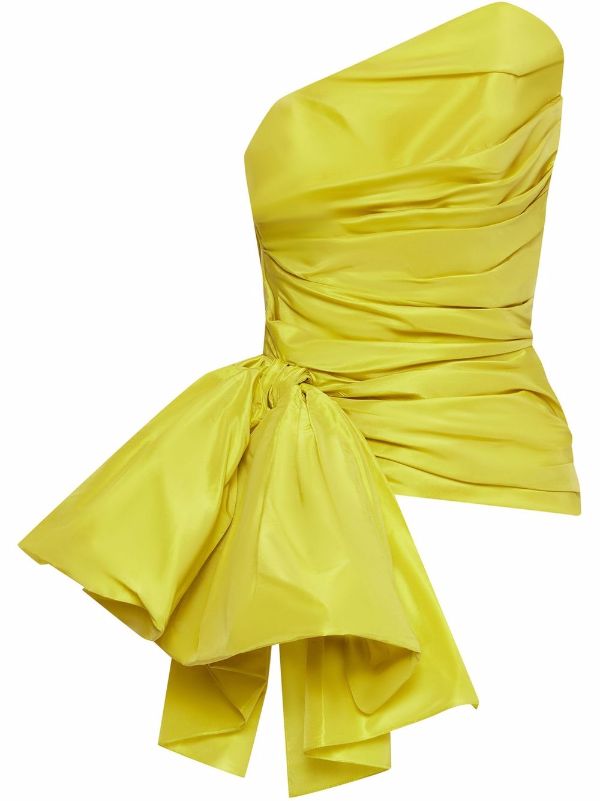 oscar de la renta bow dress