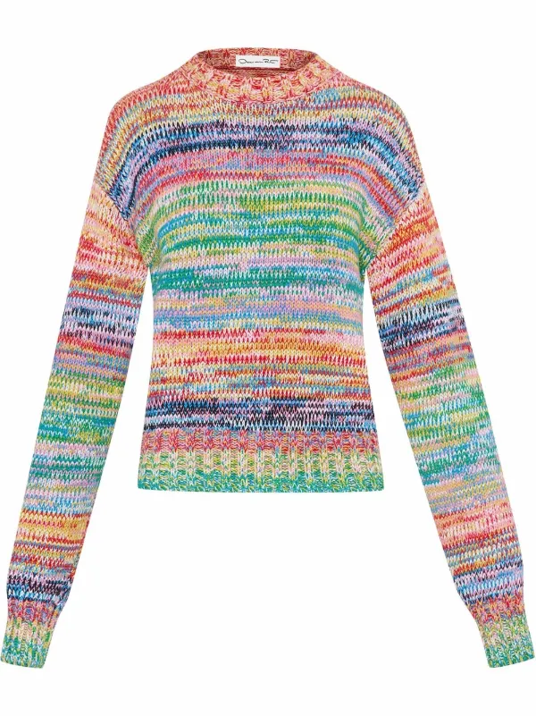 rainbow knitted jumper