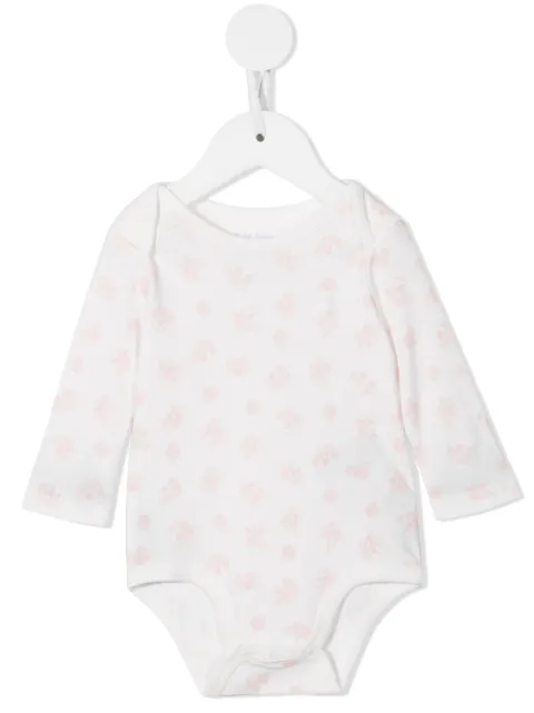 POLO RALPH LAUREN KIDS logo-embroidered long-sleeve cotton body