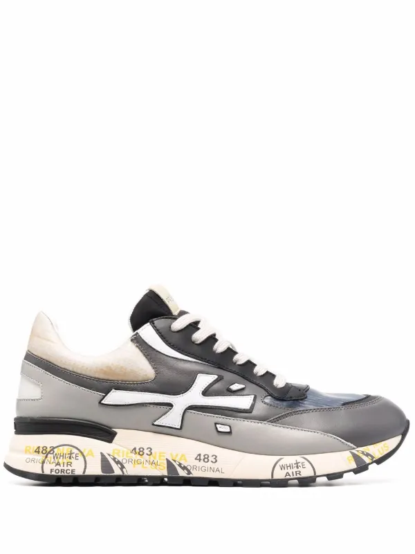 Premiata Django colour-block low-top Sneakers - Farfetch