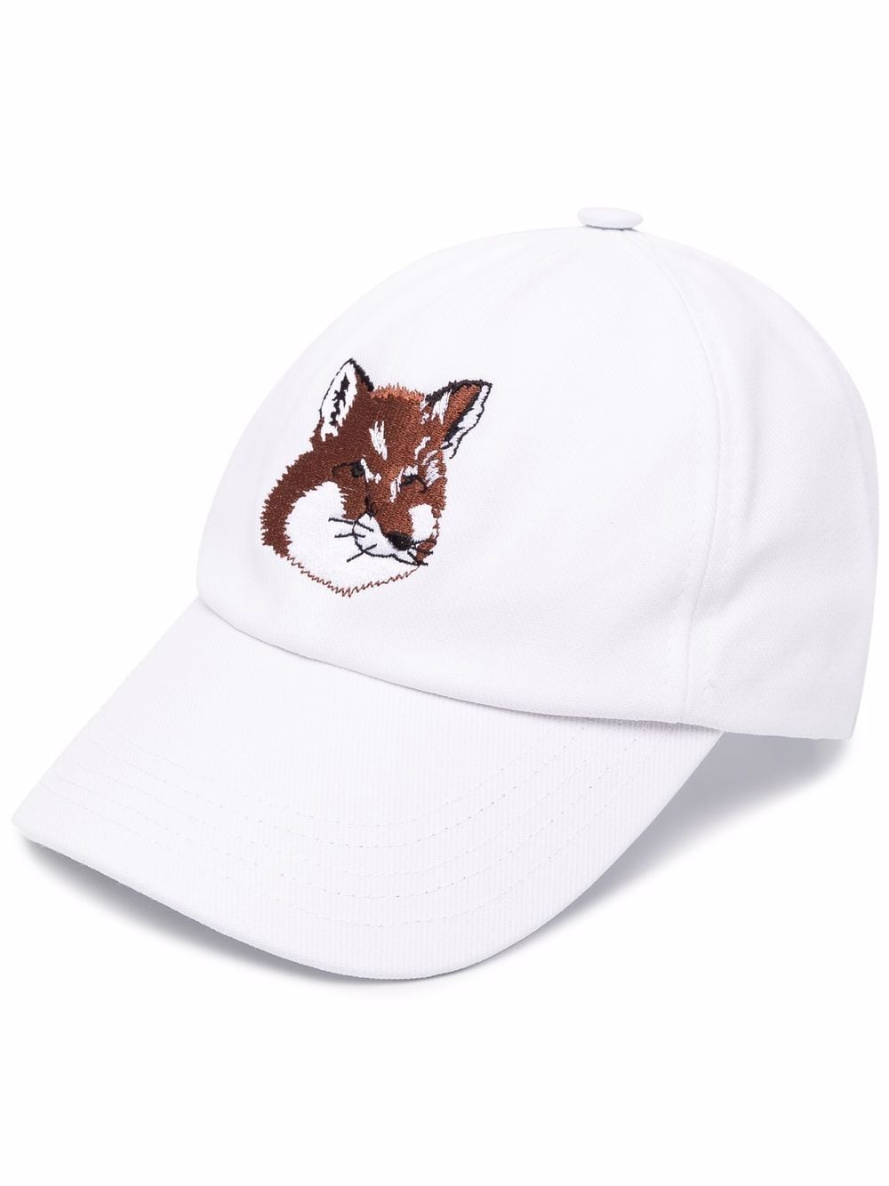 Maison Kitsuné Fox Head Embroidered Cap - Farfetch
