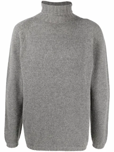 Lardini roll-neck wool-blend jumper