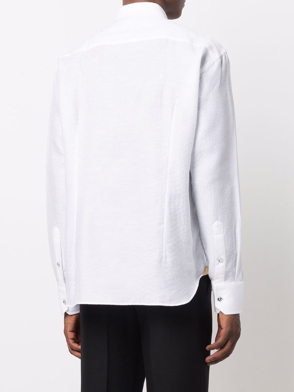 Shop Billionaire button-up silk shirt with Express Delivery - FARFETCH