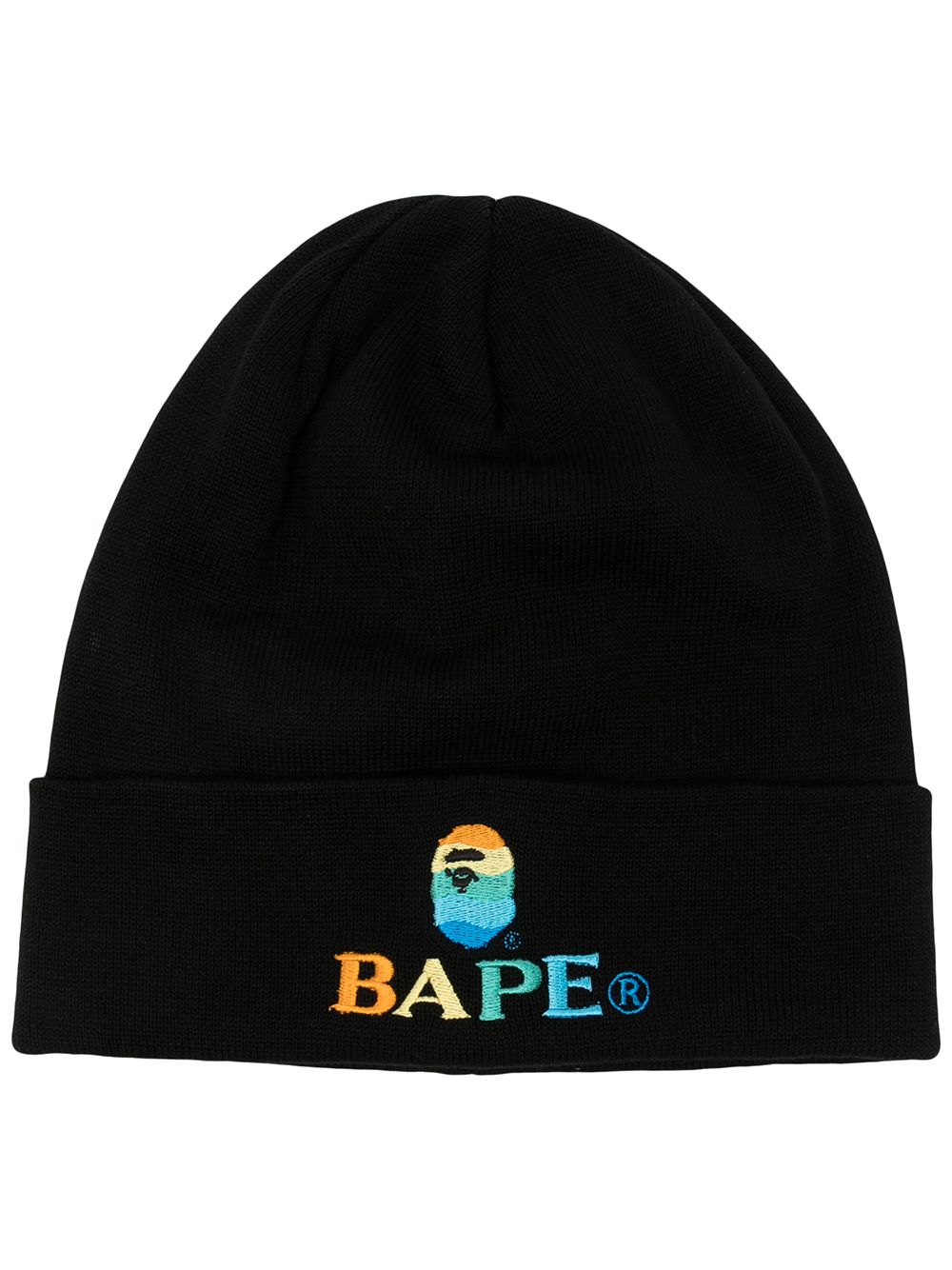 фото A bathing ape® шапка бини с вышитым логотипом