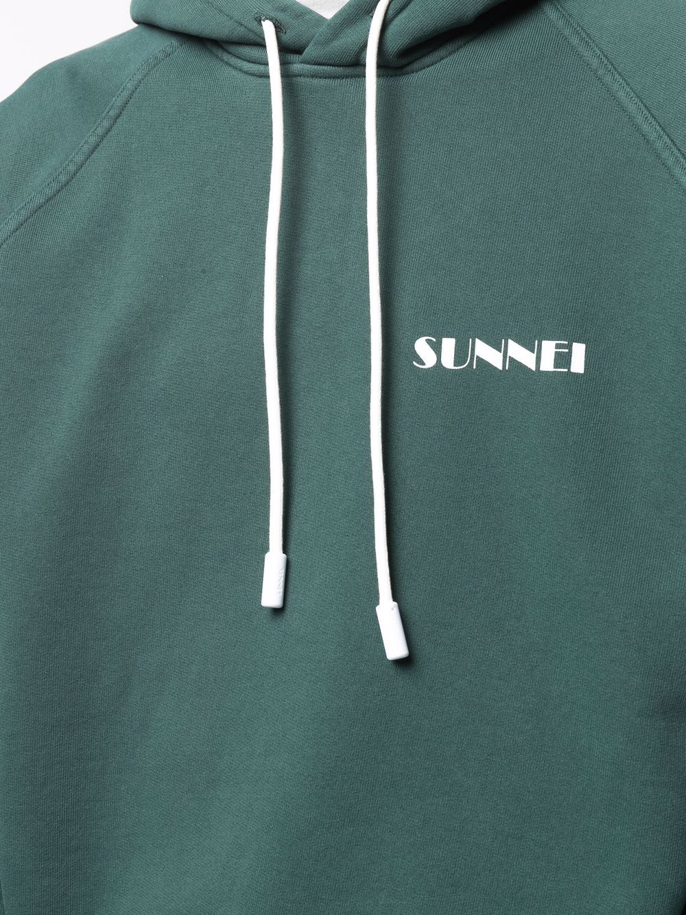 фото Sunnei chest logo-print hoodie