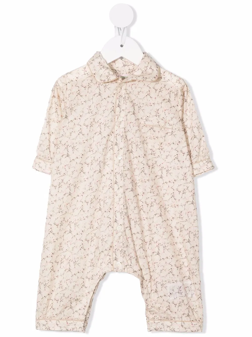 

Bonpoint mameluco con estampado floral - Neutro