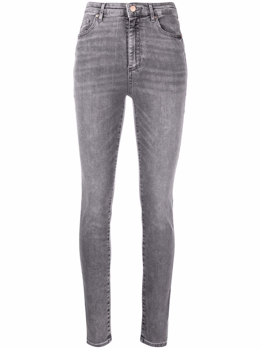фото Armani exchange узкие джинсы с эффектом потертости