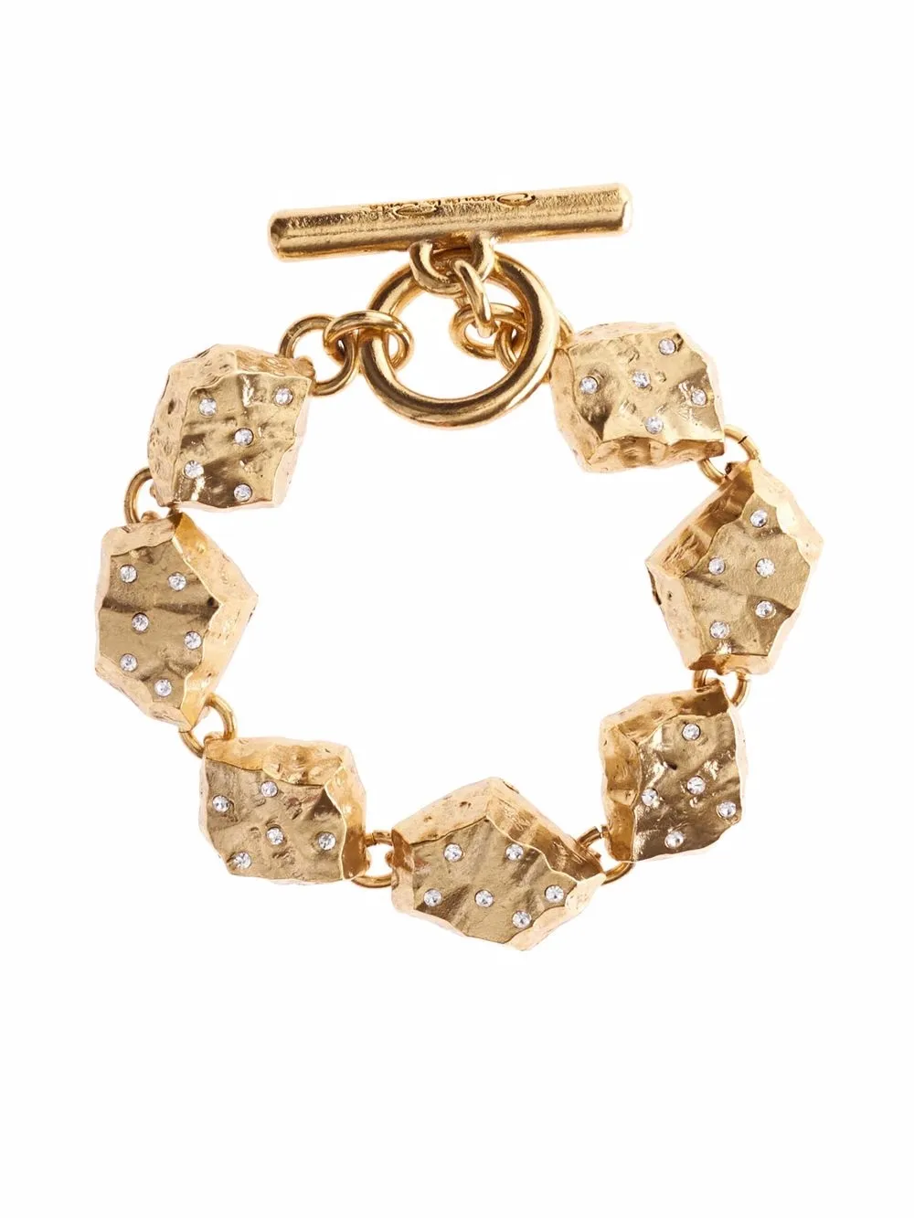 Oscar de la Renta браслет с кристаллами