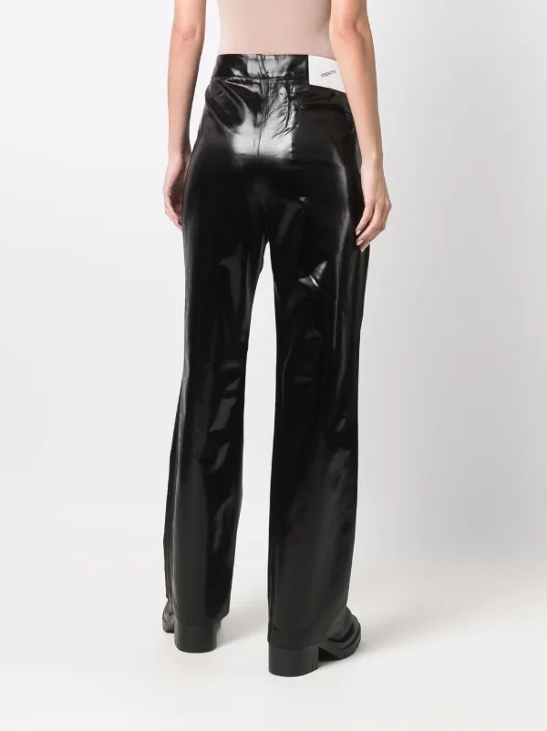 Coperni high-waist faux-leather 