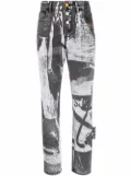 Off-White x Pablo Tomek high-waisted trousers - Black