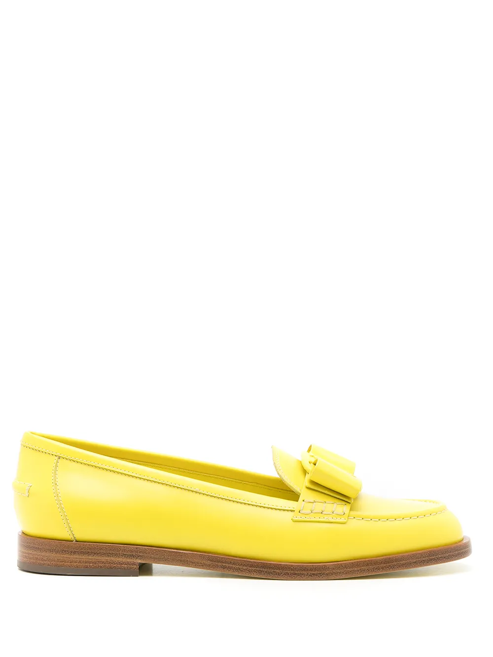Ferragamo Viva bow loafers Yellow