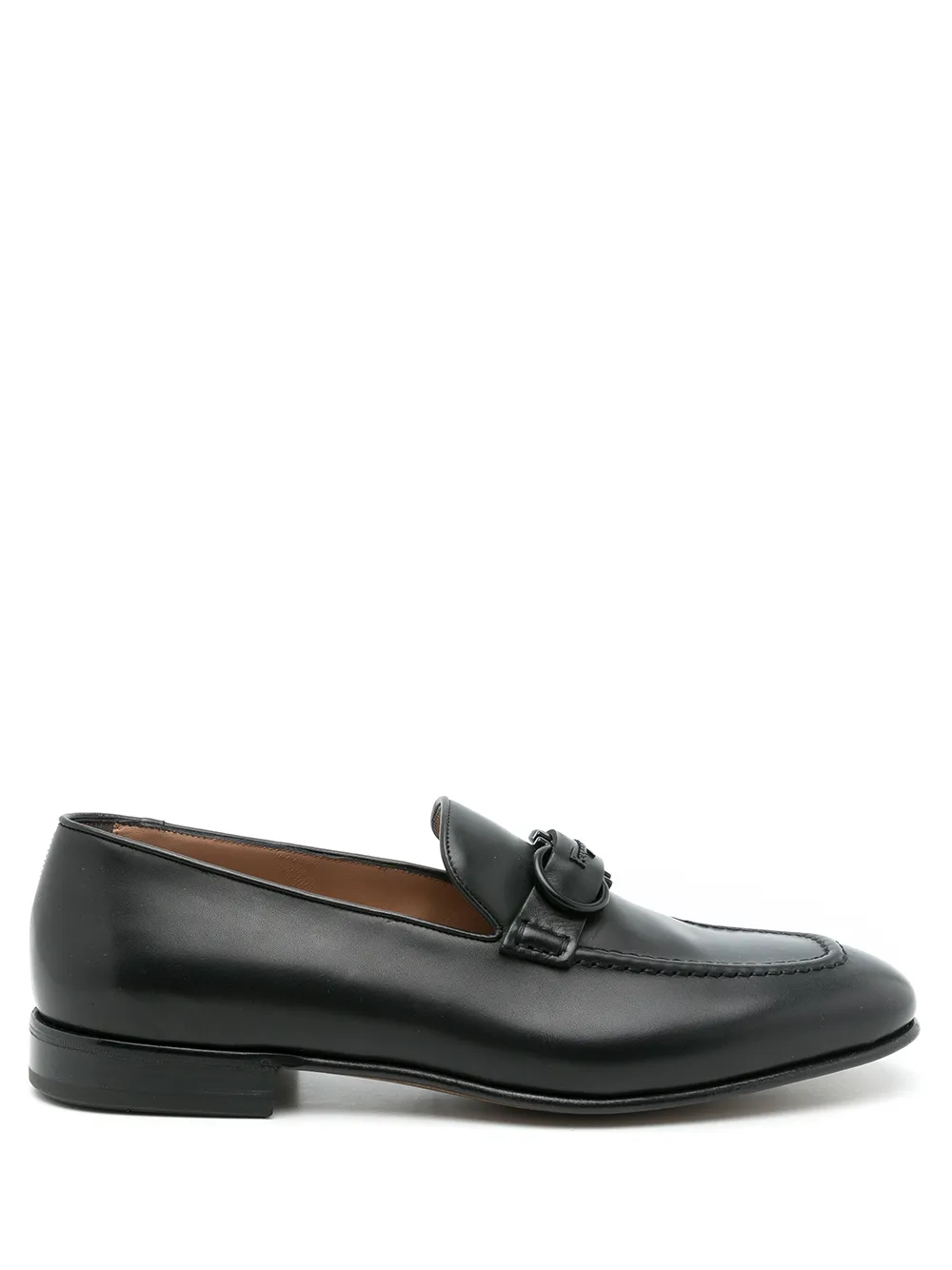 

Salvatore Ferragamo mocasines Miami con hebilla Gancini - Negro
