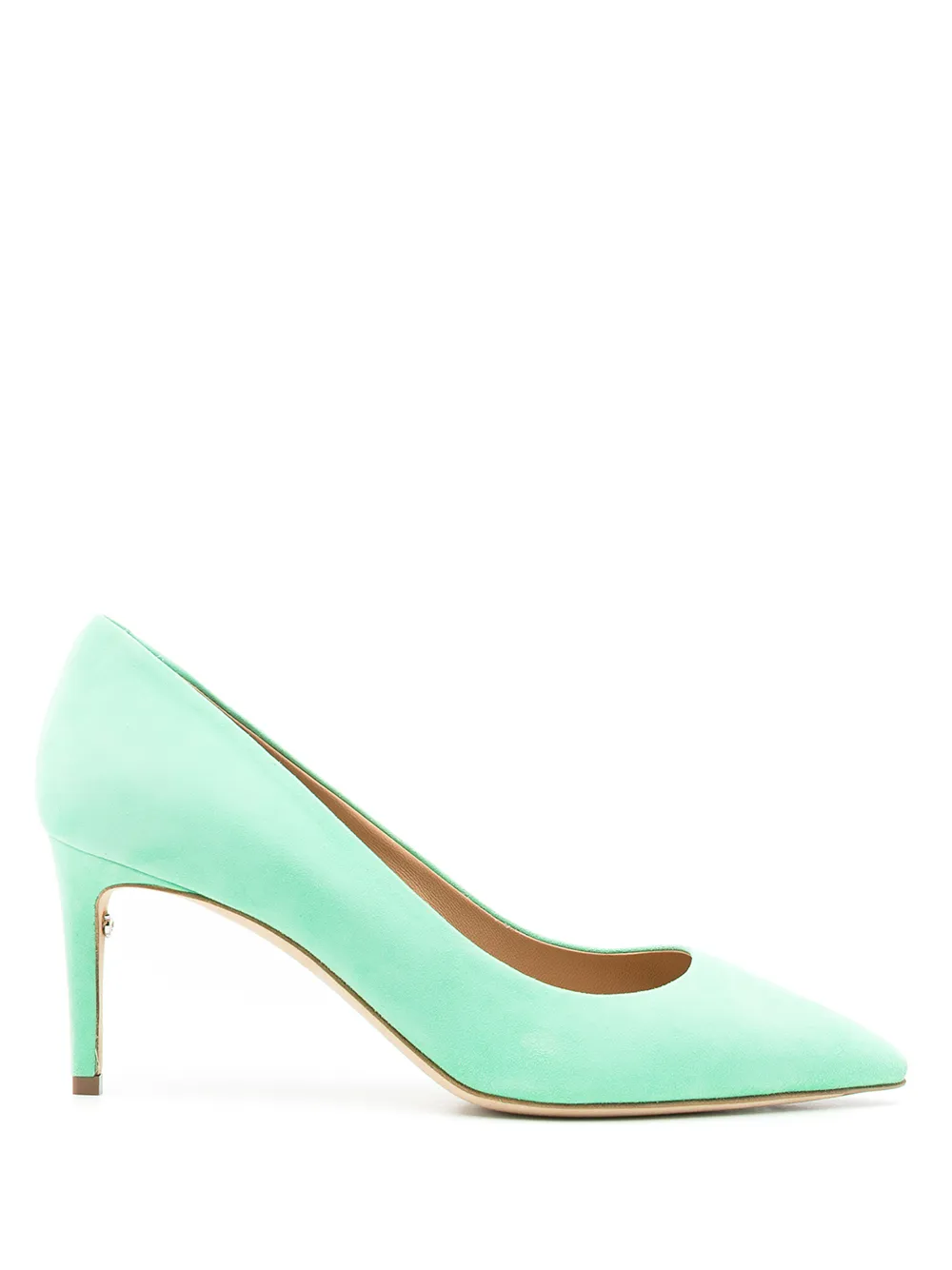 Ferragamo Ilary 70 suede pumps Green