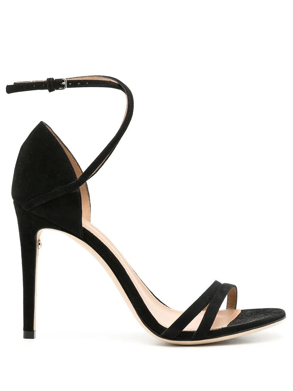 

Ferragamo Ines 105mm suede sandals - Black