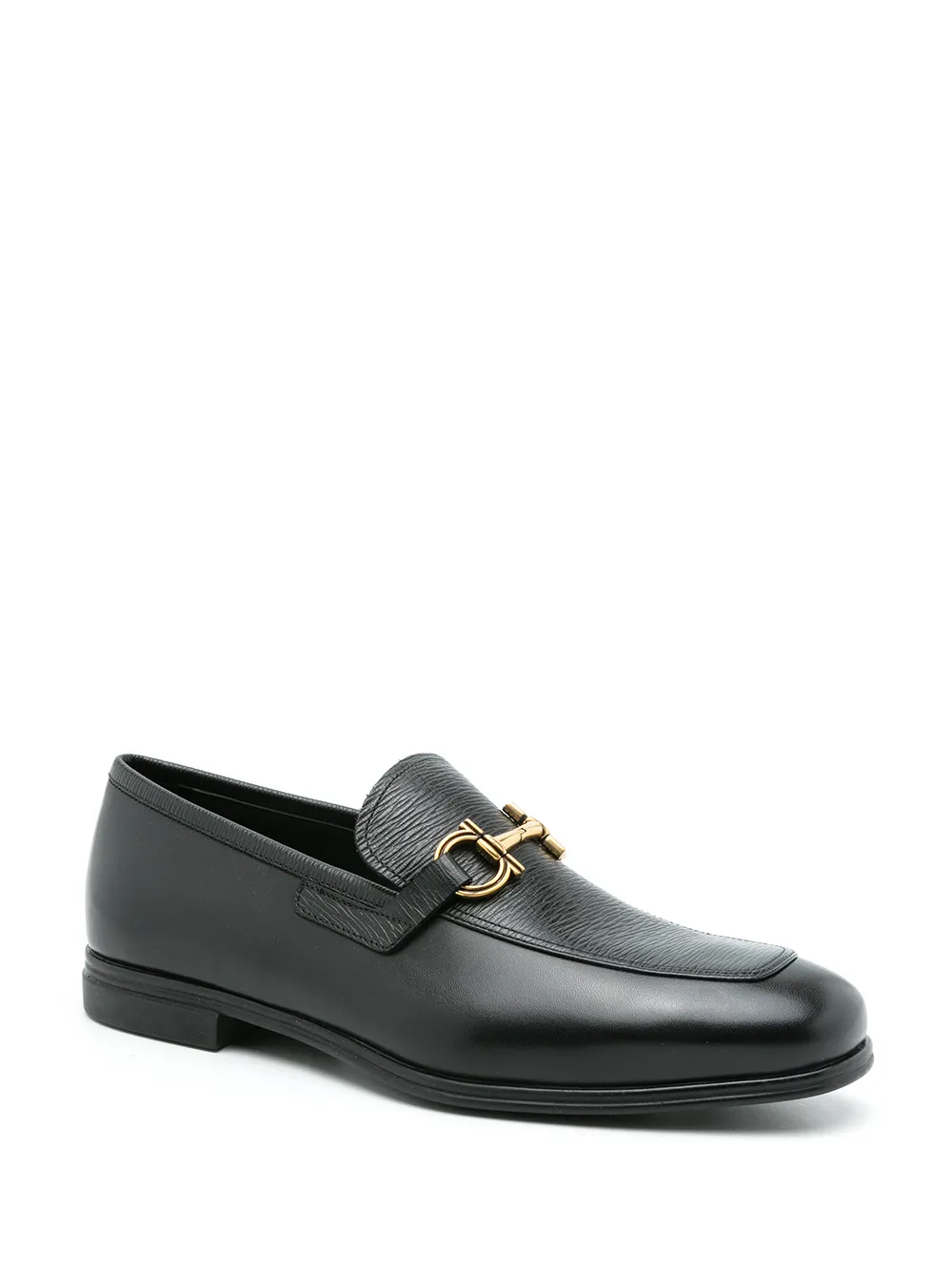 salvatore ferragamo sherman gancini bit leather loafers