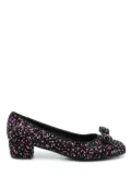 Ferragamo Vara sequin-embellished pumps - Black