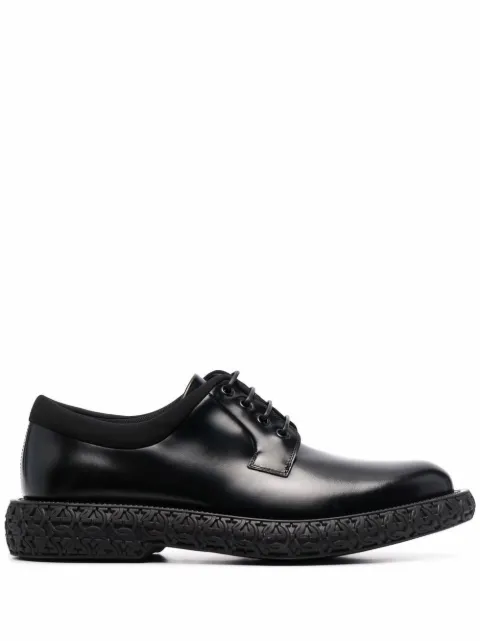 Ferragamo Mark leather Derby shoes