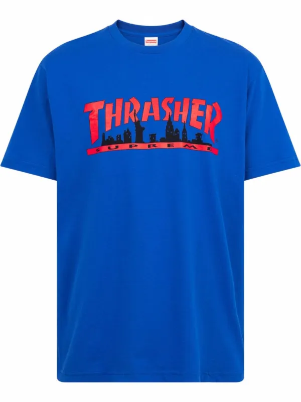 supreme x thrasher t shirt