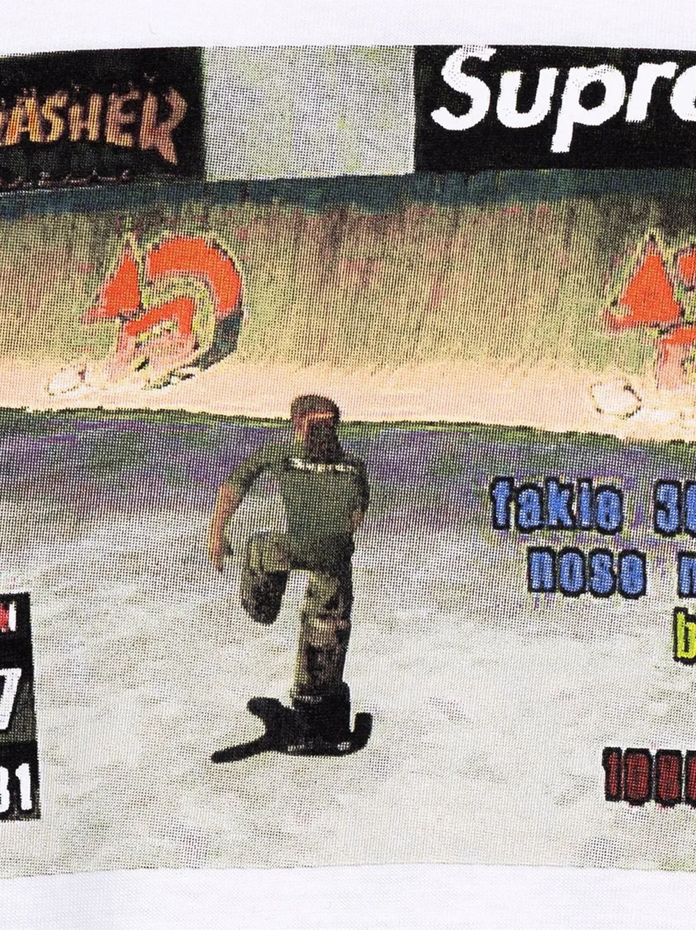 фото Supreme футболка game из коллаборации с thrasher