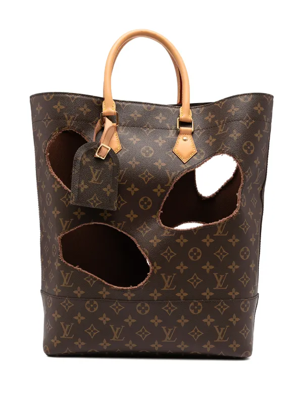 Louis Vuitton x Comme des Gar Ons 2014 Pre-owned Limited Edition Halls Tote Bag - Brown