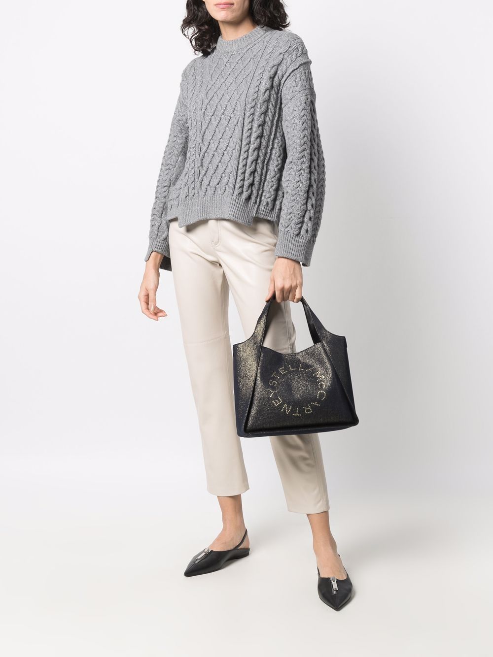 фото Stella mccartney stella logo tote bag