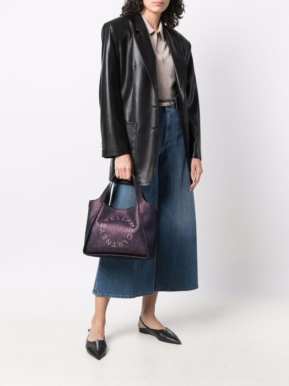 фото Stella mccartney stella logo tote bag