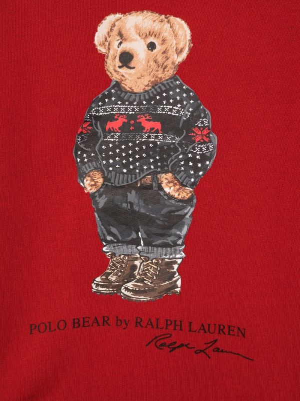 ralph lauren bear throw blanket