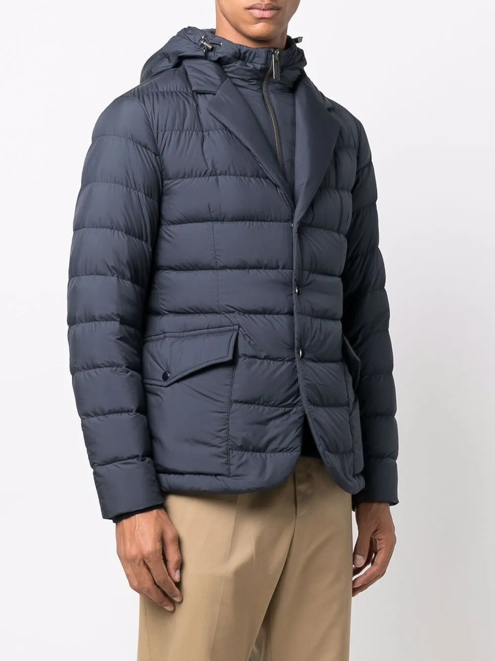 фото Woolrich пуховик с капюшоном