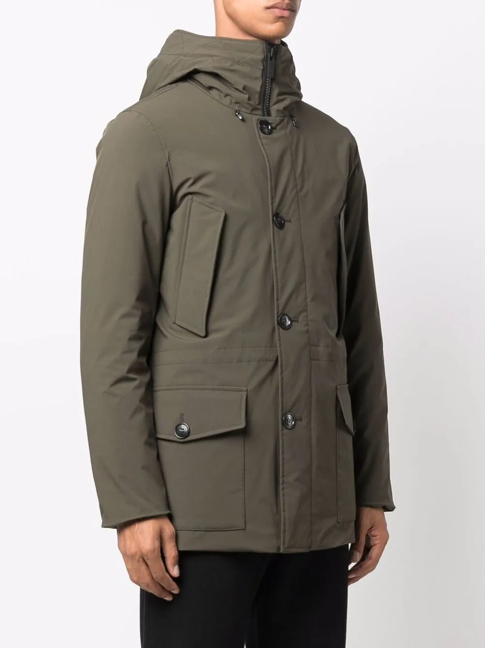 Woolrich Arctic Stretch Parka Verde Scuro Uomo