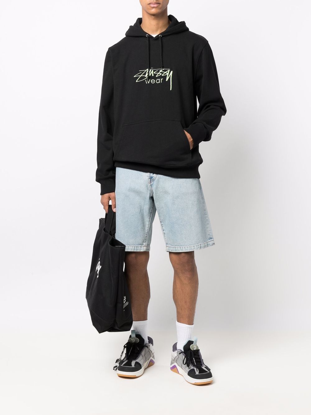 фото Stussy худи с логотипом