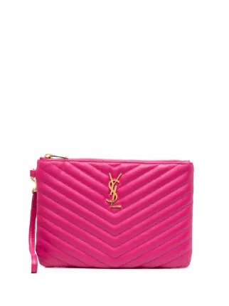 Ysl clutch bag online pink