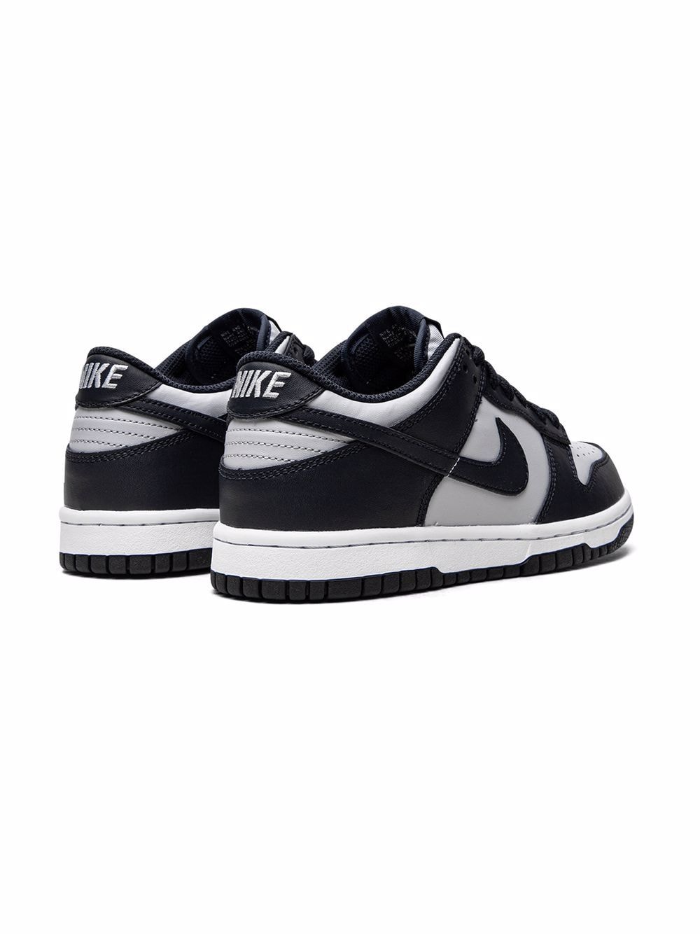 Shop Nike Dunk Low "georgetown" Sneakers In Grey