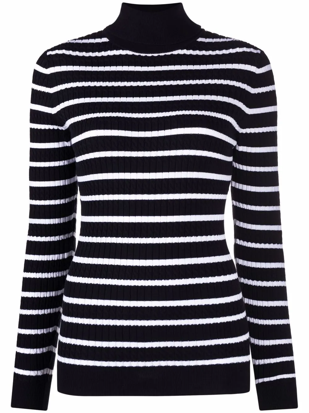 

Tommy Hilfiger striped roll-neck jumper - Blue