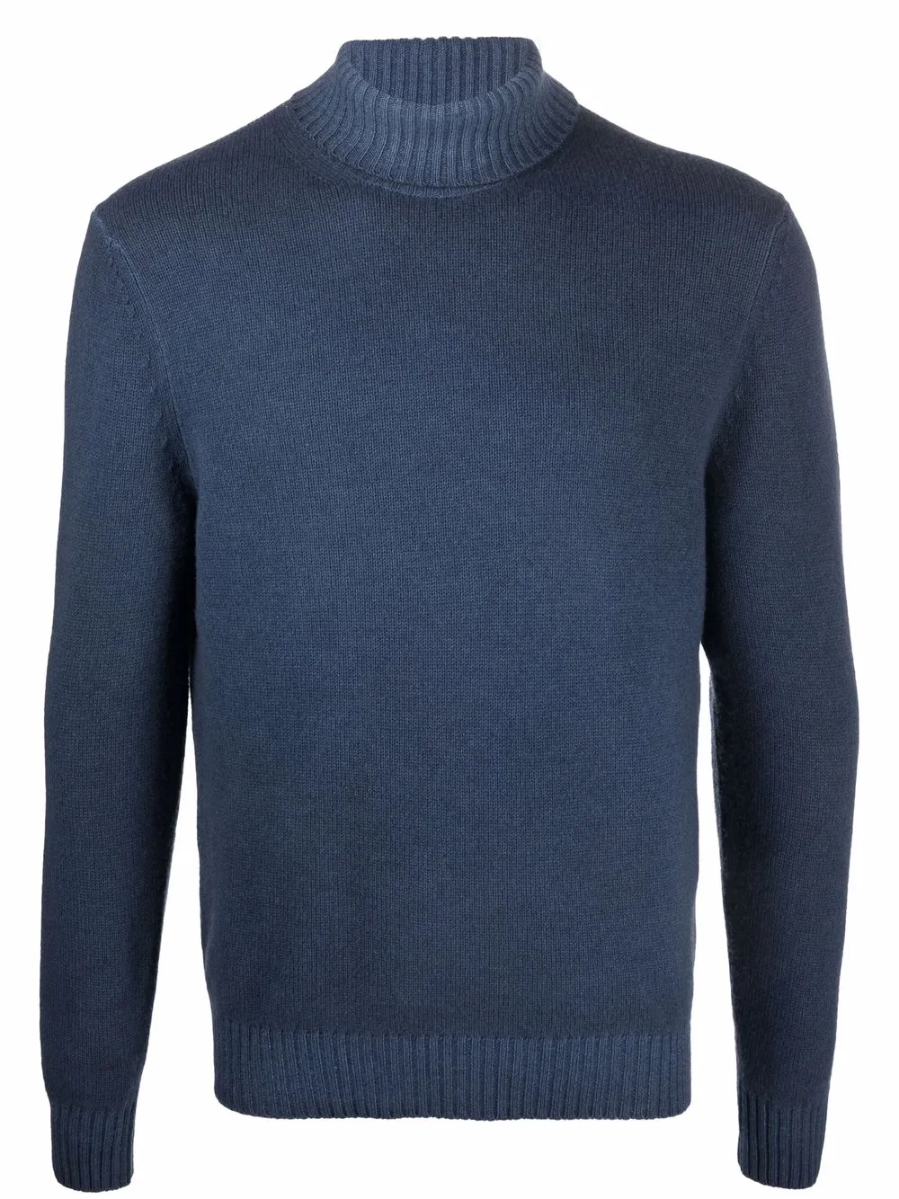 

Malo roll-neck knitted jumper - Blue