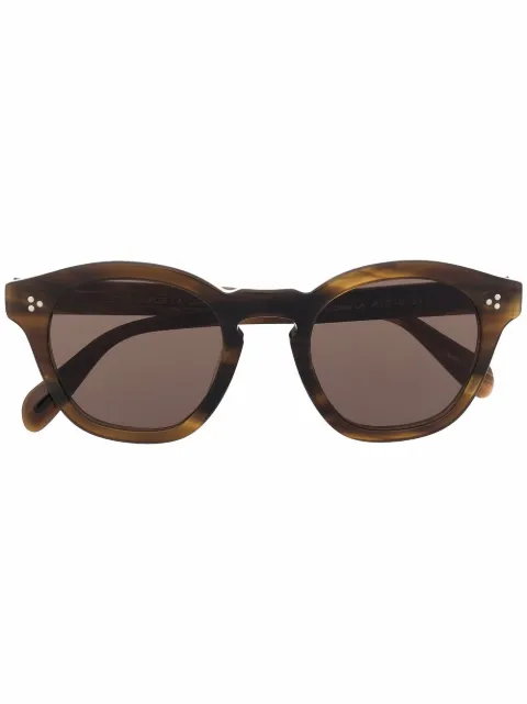Oliver Peoples tortoiseshell-effect square sunglasses