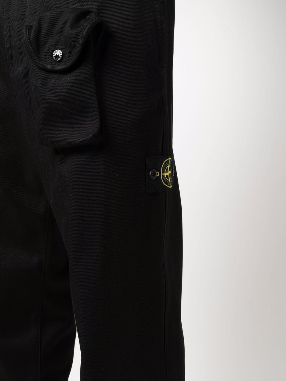 фото Stone island прямые брюки с нашивкой-логотипом