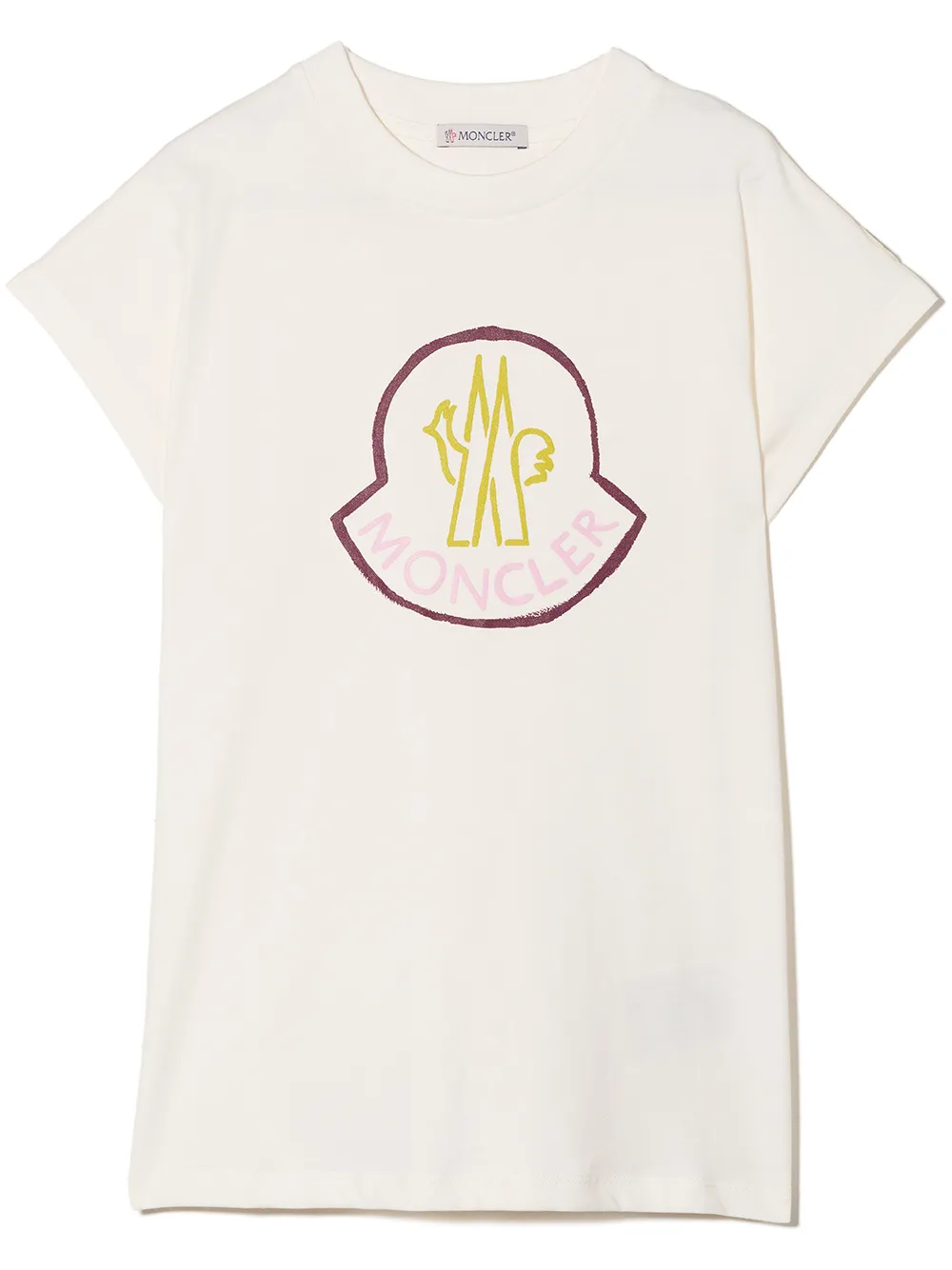 

Moncler Enfant playera con logo estampado - 034 BEIGE