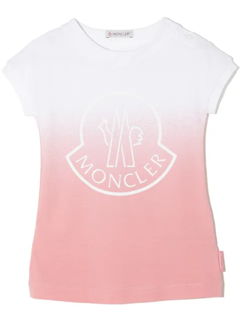 Moncler Enfant gradient-effect T-shirt dress
