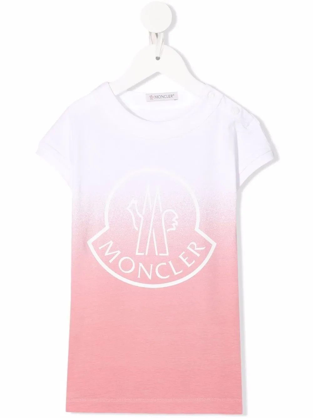 MONCLER GRADIENT-EFFECT T-SHIRT DRESS