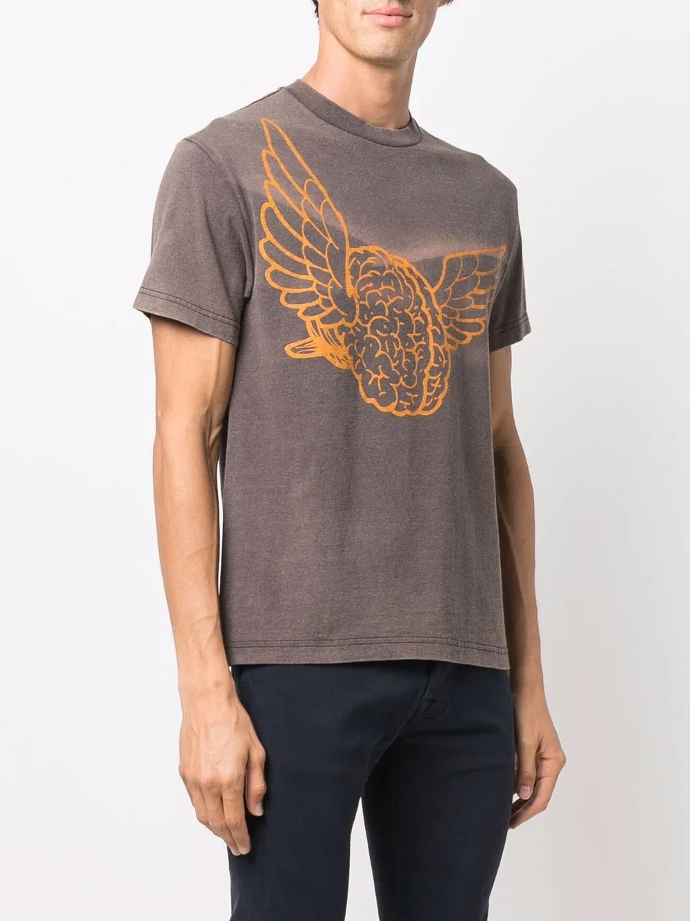 GALLERY DEPT. Big Flying Brain Print T-shirt - Farfetch