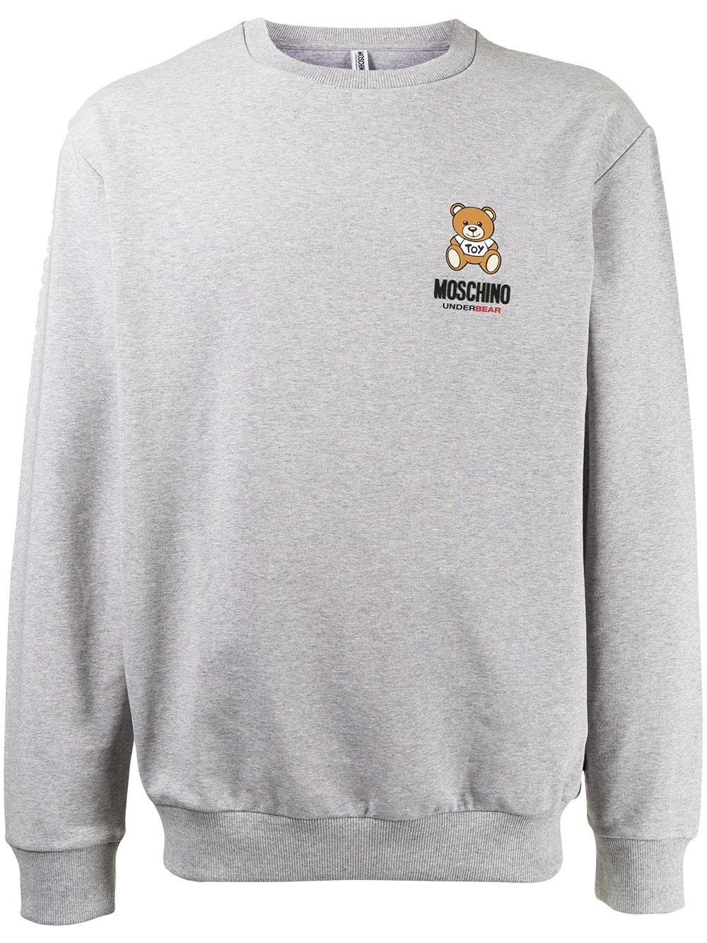 

Moschino Teddy Bear-print crew-neck sweatshirt - Grey