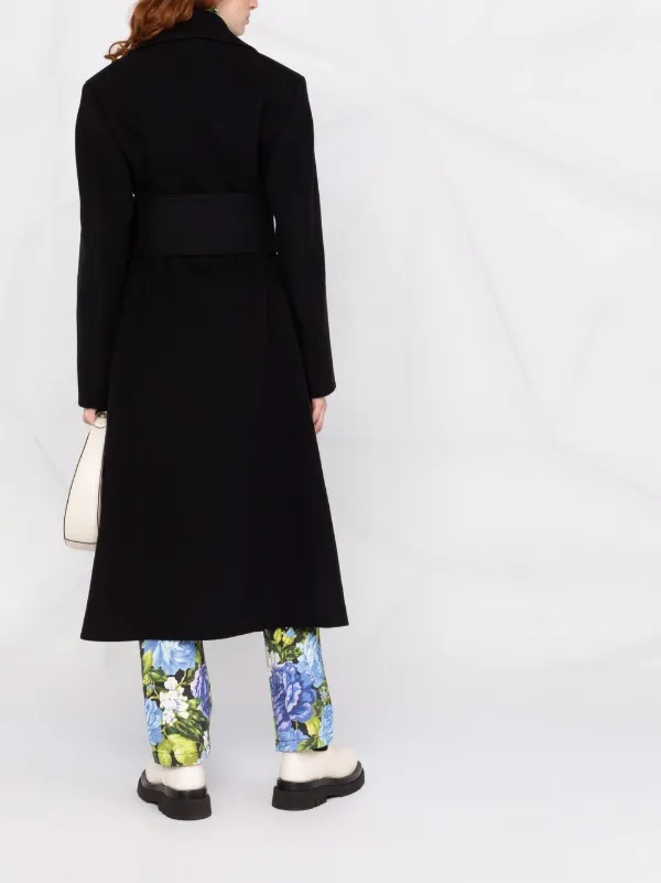 single breasted maxi coat