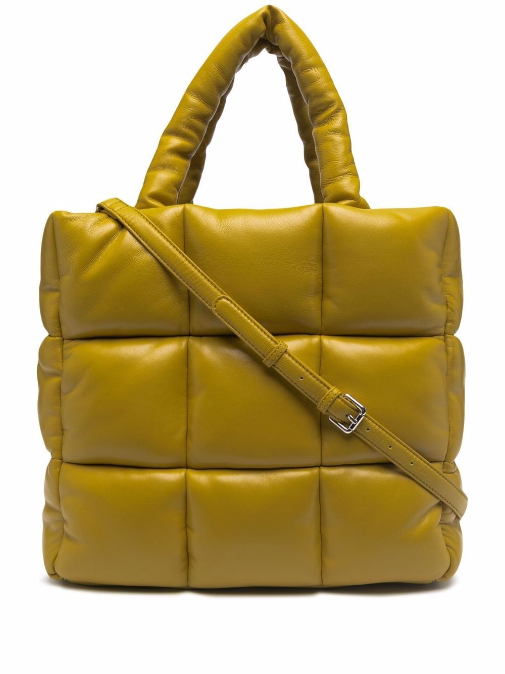 STAND STUDIO Padded Leather Tote Bag - Farfetch