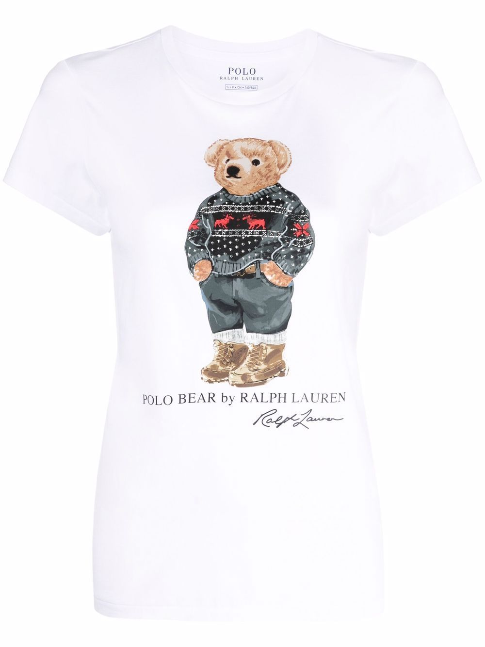 фото Polo ralph lauren футболка с принтом polo bear