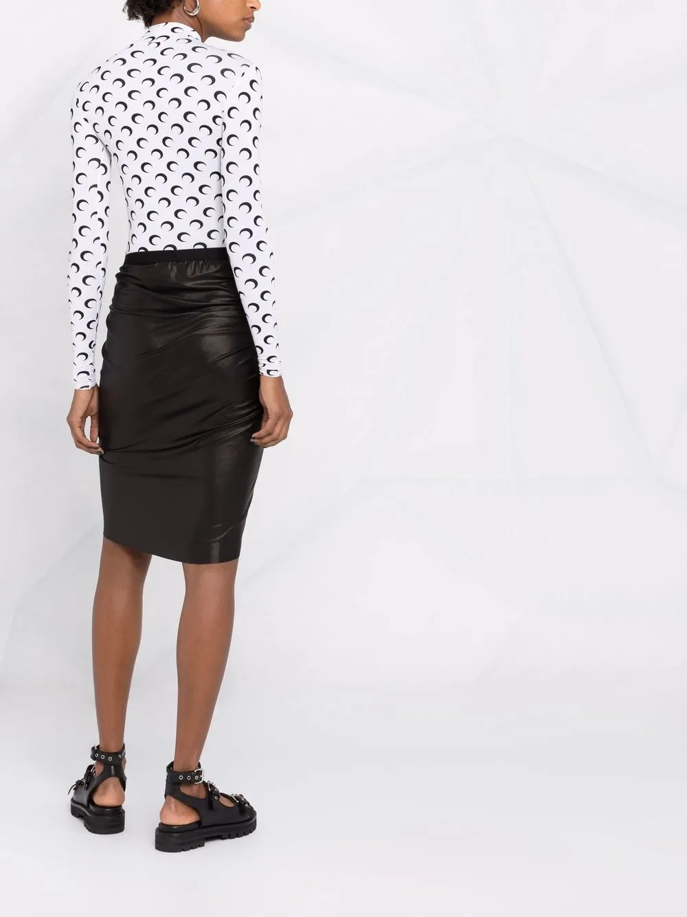 фото Rick owens lilies юбка-карандаш со сборками