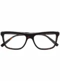 Saint Laurent Eyewear square frame glasses - Brown