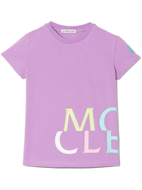 Moncler Enfant t-shirt à logo imprimé