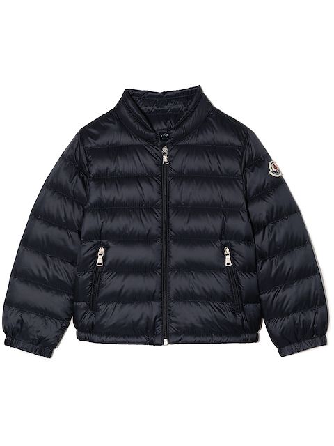 Moncler Enfant جاكيت مبطن بشارة شعار الماركة