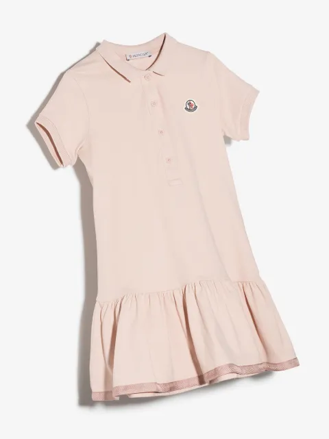 Moncler Enfant logo-patch Ruffled Polo 