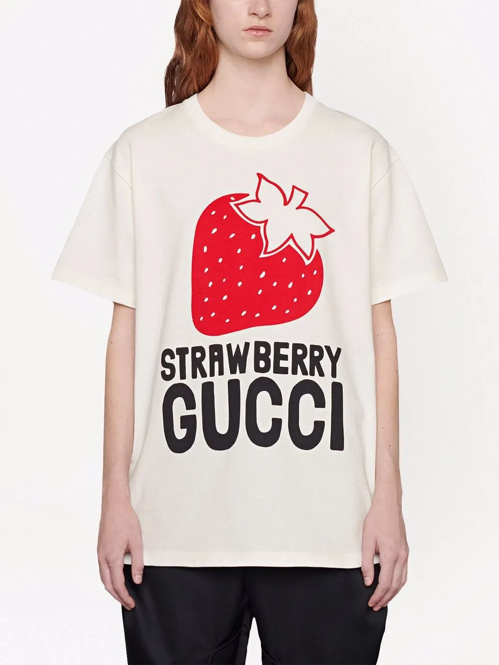 値下‼️ GUCCIストロベリーTシャツ-